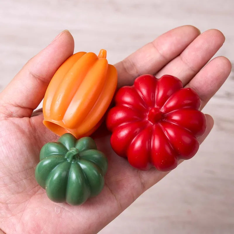 3D Pumpkin Candle Silicone Mold for Halloween Lantern Decor & DIY Candle Making