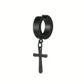 Fashion Punk Cross Star Non Piercing Ear Clip Jewelry for Men Women