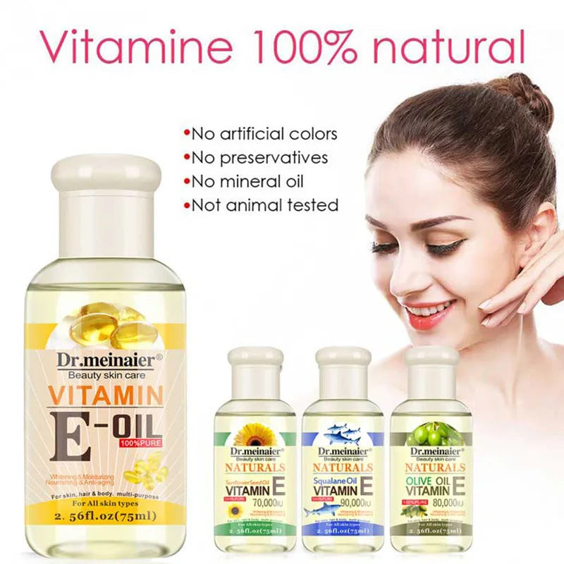 Vitamin E Face Essence Oil for Brightening & Anti-Aging - 75ml