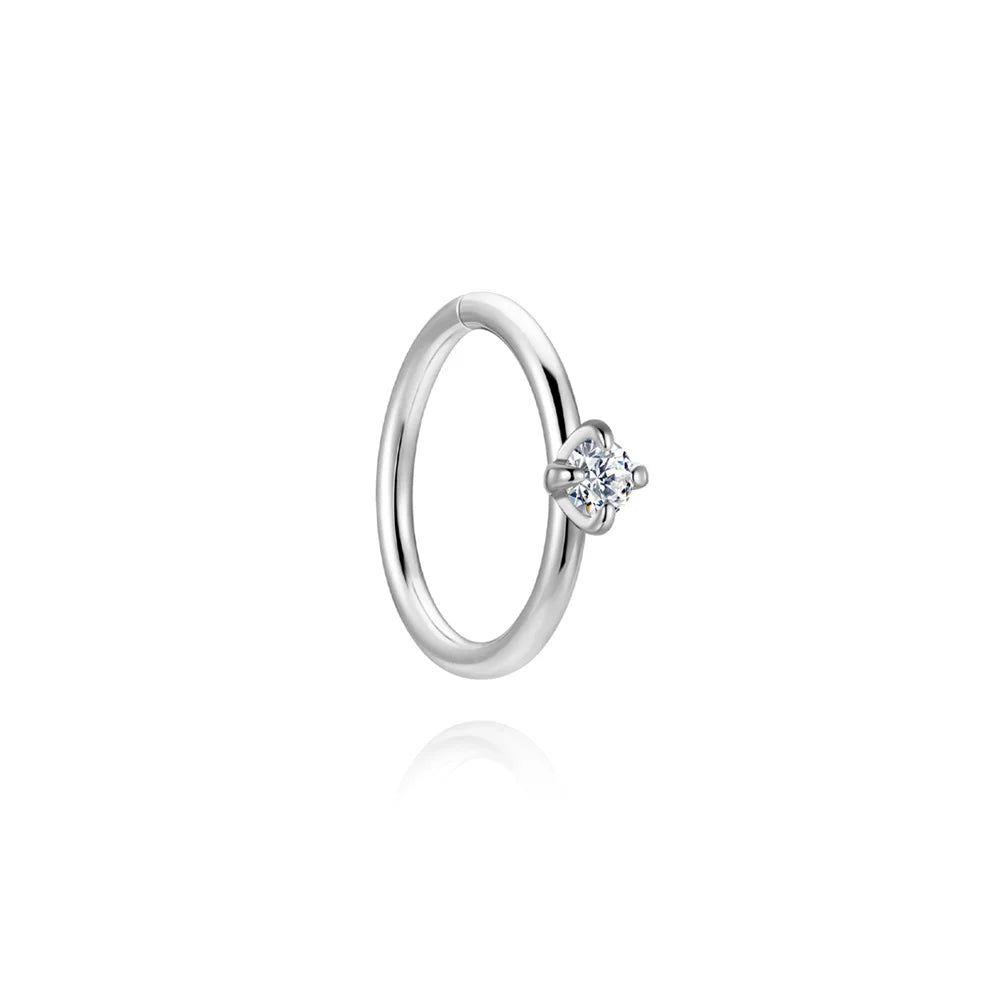 Sterling Silver Moissanite Earrings for Women Star Chain Tassel Stud Jewelry Birthday Gift