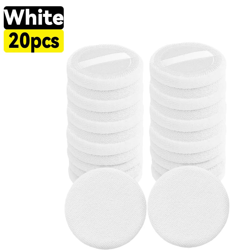 10-50pcs Makeup Sponge Set Soft Cotton Powder Puffs for Foundation & Loose Powder