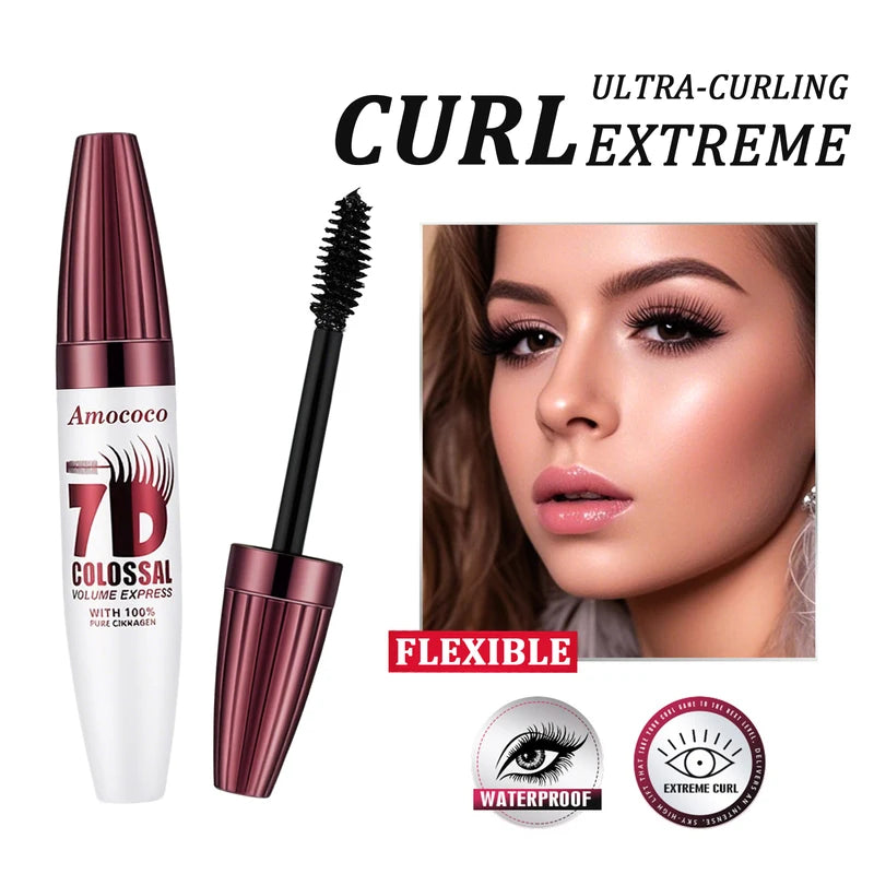 Volumizing & Lengthening Eyelash Mascara Set - Long Lasting, Easy Application for Women