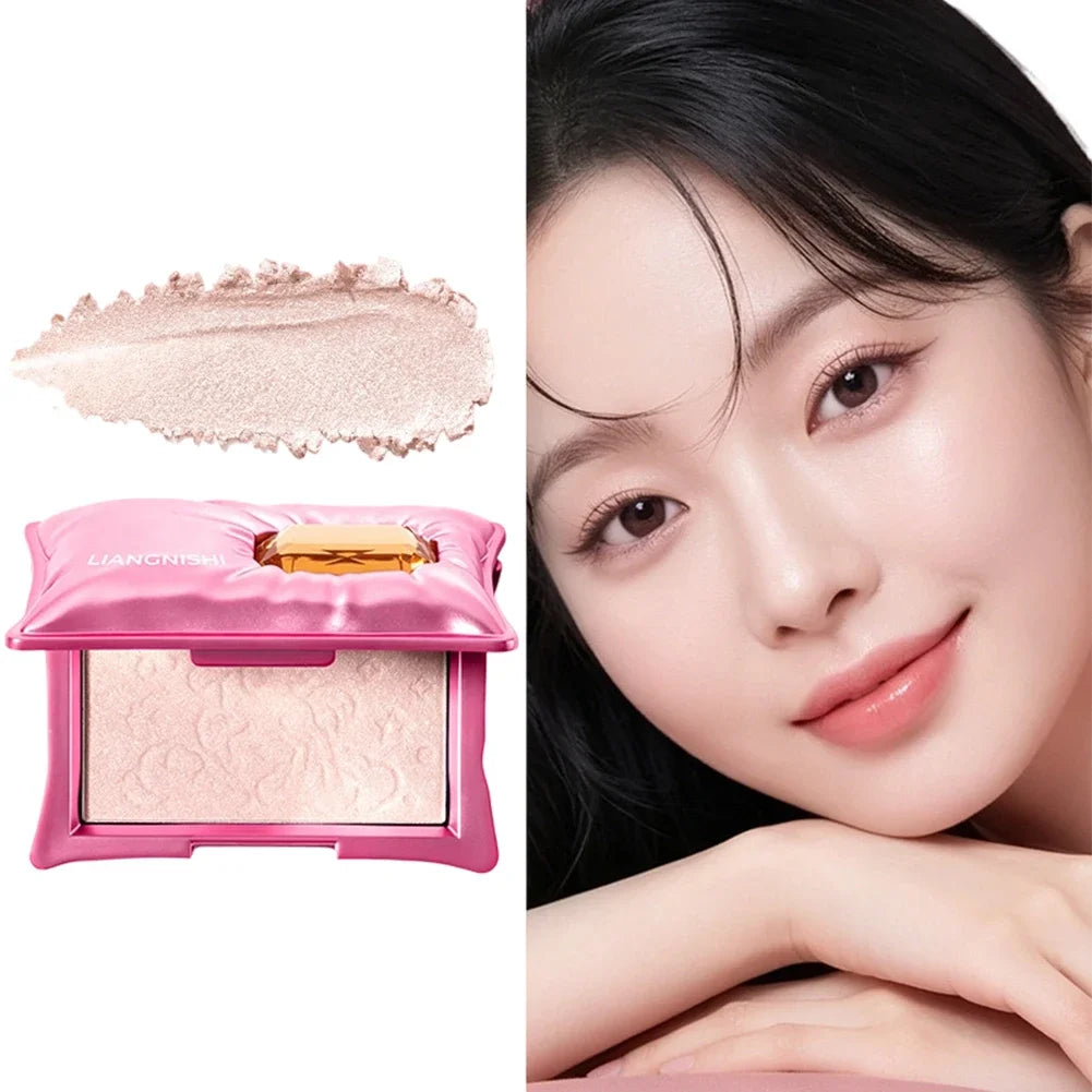 Face and Eye Makeup Palette with Brightening Highlighter - Natural Finish, 5g