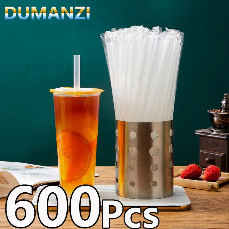 Jumbo Smoothie Drinking Straws - Large Bubble Tea Milkshake Eco-Friendly Pack