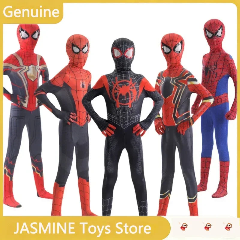 Full Set Spider Cosplay Costume for Fans - Miles Morales Zentai Suit Halloween Party Gift