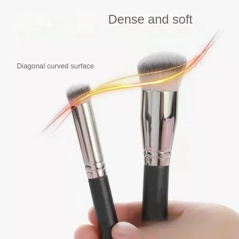 Makeup Brush Set - Face Powder Foundation Concealer Blush Tools with Multiple Handle Colors