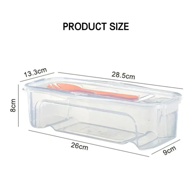 Microwave Pasta Cooker with Strainer 1.3L Heat-Resistant Noodle Cooking Box