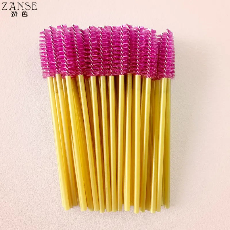 Eyelash Brush Makeup Brush Wands for Lash Extensions and Mascara - Pack of 5 or 50