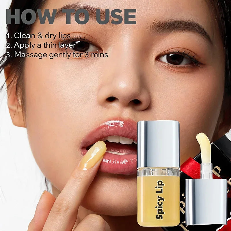 Plumping Lip Oil with Nourishing Hydrating Formula - Lip Gloss & Treatment for Dry Lips