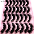 14 Pairs 3D Mink Eyelashes Thick Fluffy Natural False Lashes for Makeup