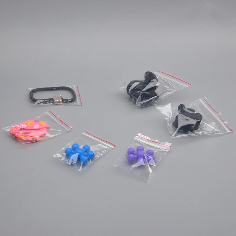 Small Transparent Ziplock Bags for Jewelry & Store Packaging, Sealed & Durable