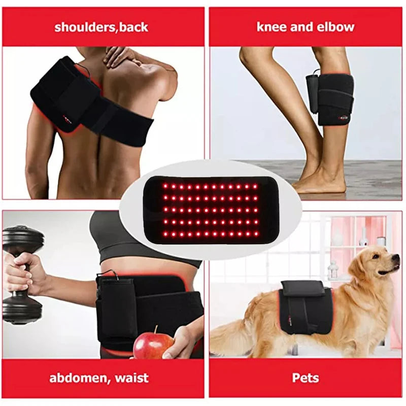 Infrared LED Light Therapy Device for Face and Body Pain Relief, Collagen Boosting & Skin Rejuvenation
