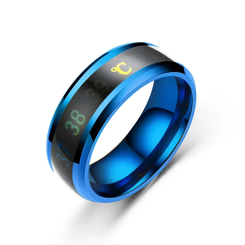 Smart Temperature Sensitive Ring Multifunctional Jewelry for Women & Men