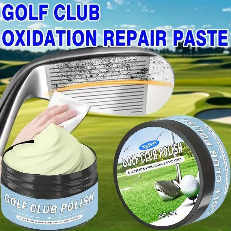Golf Club Polishing Wax 30G Scratch & Oxidation Remover with Sponge - Professional Grade