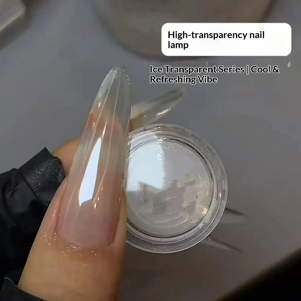 Light-Up Metallic Nail Powder Set for Manicure - Aurora Glitter Effect