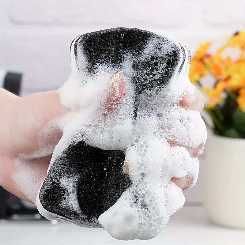 Double-Sided Dishwashing Sponge Stain Remover Kitchen Cleaning Cloth