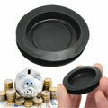 Set of 2/4/10 Plastic Money Box Stopper Covers for Piggy Banks - Black