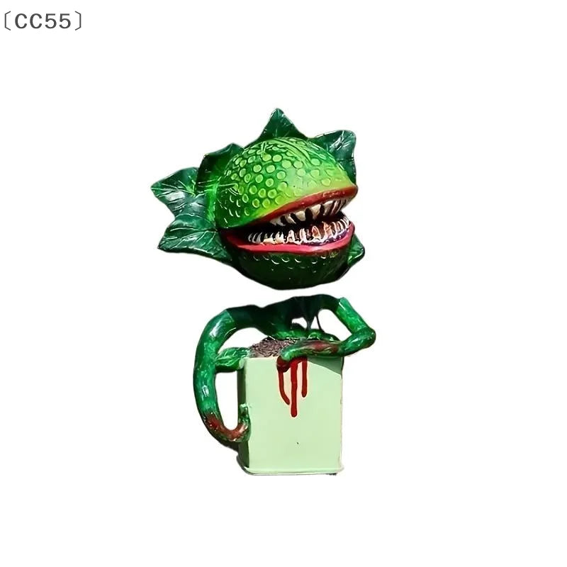 Halloween Carnivorous Plant Garden Statue - Quirky Garden Decor Ornament