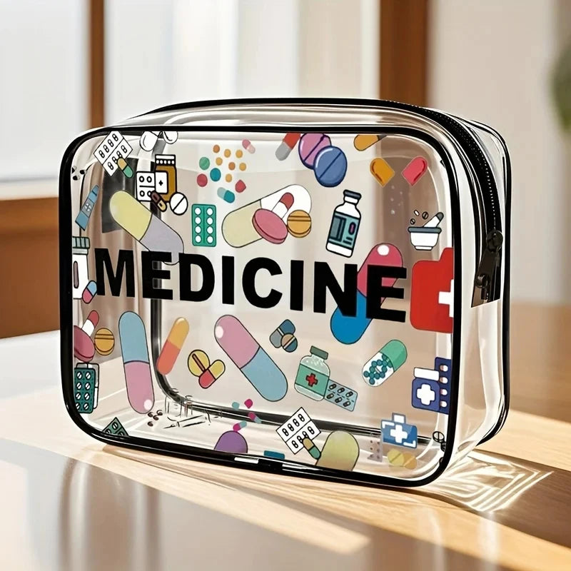 Large Capacity Travel Cosmetic Bag for Women - Easy Clean Toiletry Organizer