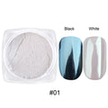 High-Gloss Aurora Chrome Nail Powder - Glitter Pigment for Nails