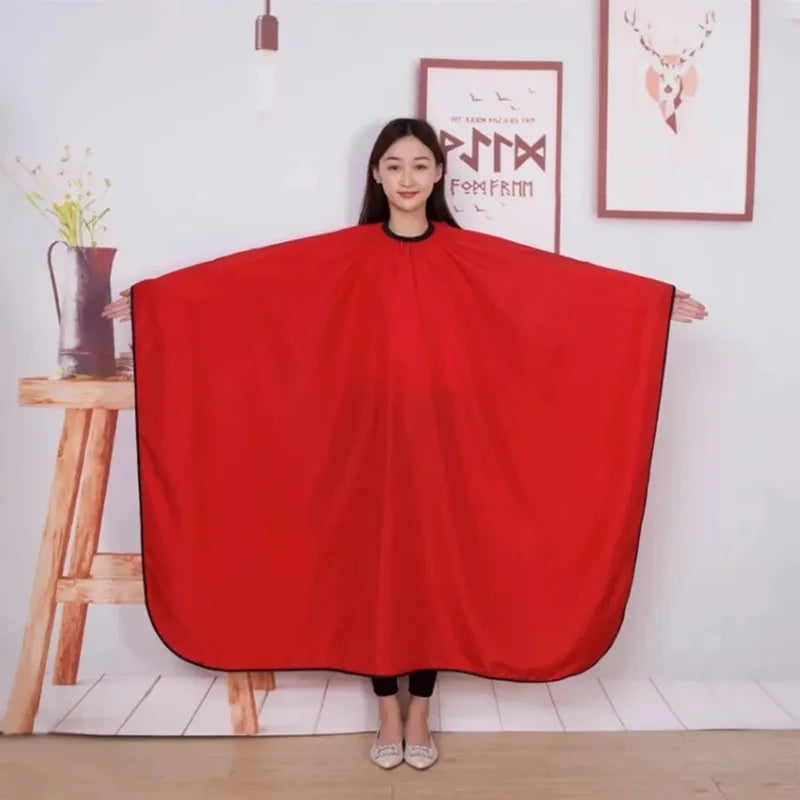 Waterproof Hair Cutting Cape for Salon & Barber Use - 8 Vibrant Colors, Adjustable Fit