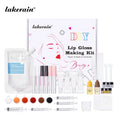 DIY Lip Gloss Making Kit with Glitter Pigments & Tools - Customizable Colors