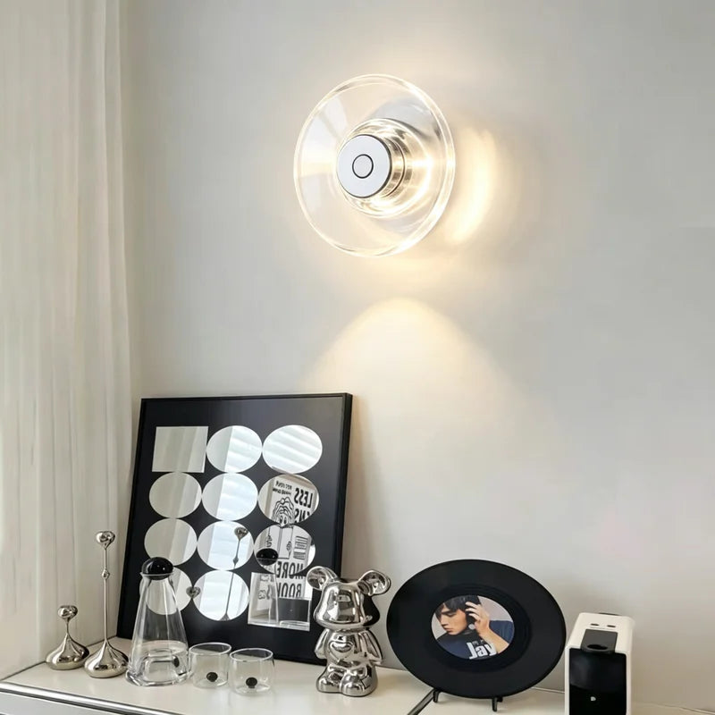 Modern Circular LED Wall Light for Bedroom Living Room Corridor Home Decor