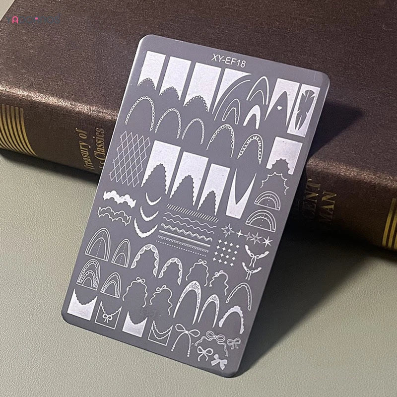 Nail Stamping Plates Set - Multi-Style Nail Art Stencils for Professional & Home Use