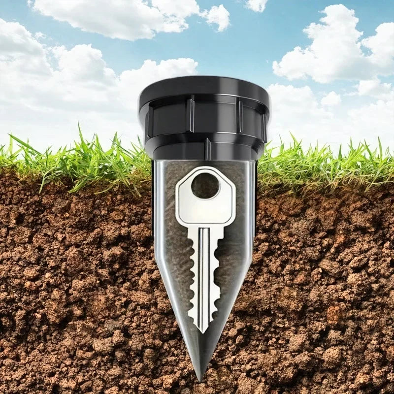 Fake Sprinkler Head Key Hider Waterproof Garden Safe - Hidden Outdoor Stash Box