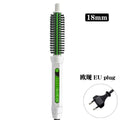Dual-Purpose Electric Curling Comb with Anti-Scald Feature - Multiple Colors