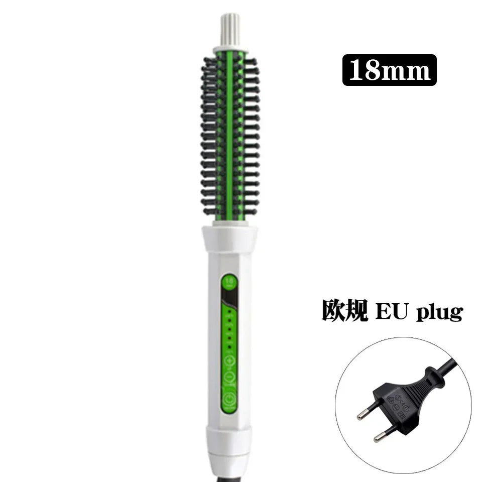 Dual-Purpose Electric Curling Comb with Anti-Scald Feature - Multiple Colors