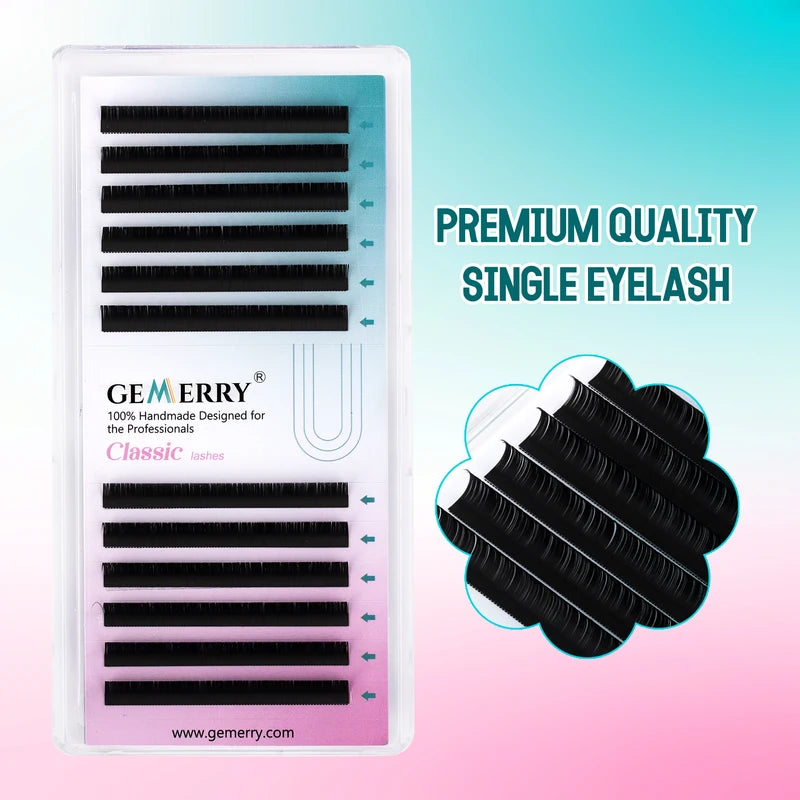 False Eyelash Extensions Hand Made Mix Length Faux Mink Eyelashes Set