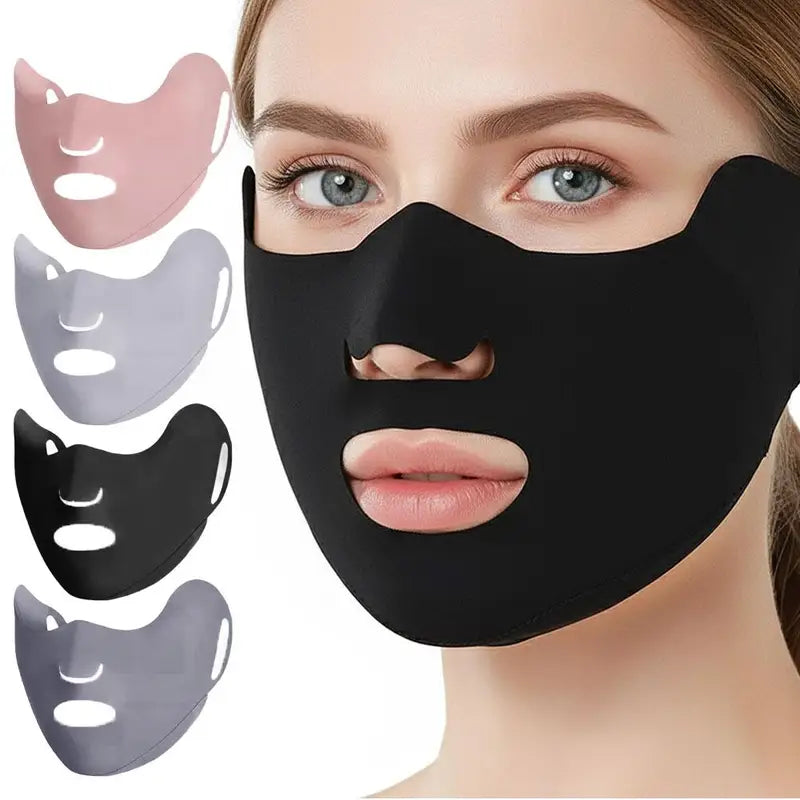 Breathable UV Protection Face Mask for Outdoor Activities - Washable Sun Shield