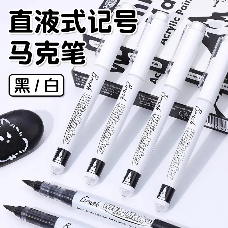 16 Colors Acrylic Paint Pens Set for Rock Glass Ceramic & DIY Art