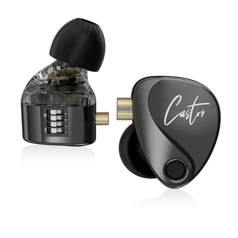 KZ Castor 2DD In-Ear Earphones HiFi Dynamic Monitor Headset with Noise Cancelling