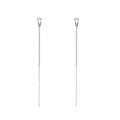 Sterling Silver Ear Wire Stud Earrings Small Round Bead Jewelry for Pierced Ears