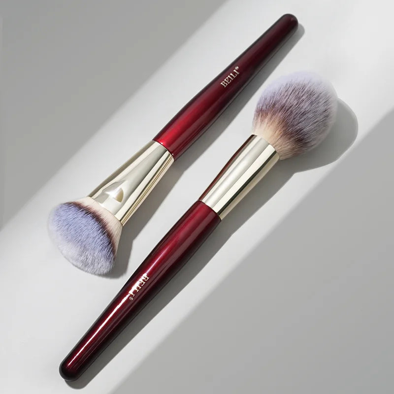 Professional Makeup Brush Set - 9 Synthetic Brushes for Face & Eyeshadow