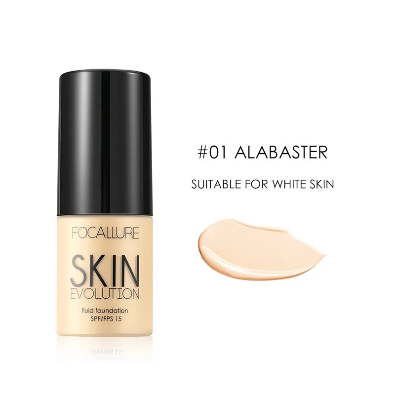 Full Coverage Liquid Foundation Cream with Oil Control & Moisturizing | 30g for Women