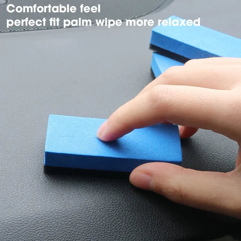 Car Ceramic Coating Sponge Applicator 30PCS Glass Nano Wax Cloth Cleaning Accessory