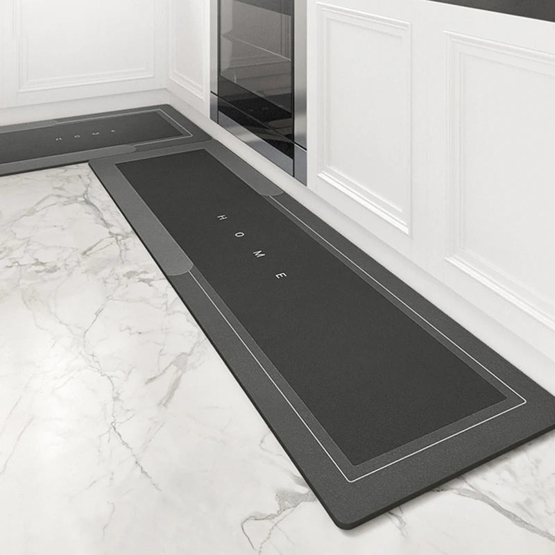 Kitchen Floor Mat Anti-Slip Water Absorbent Rug for Entrance, Bathroom, Living Room