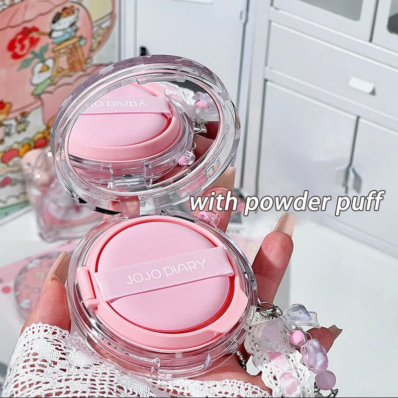 Cute Cat Air Cushion Compact Foundation with High Coverage & Oil Control – Korean Makeup Base