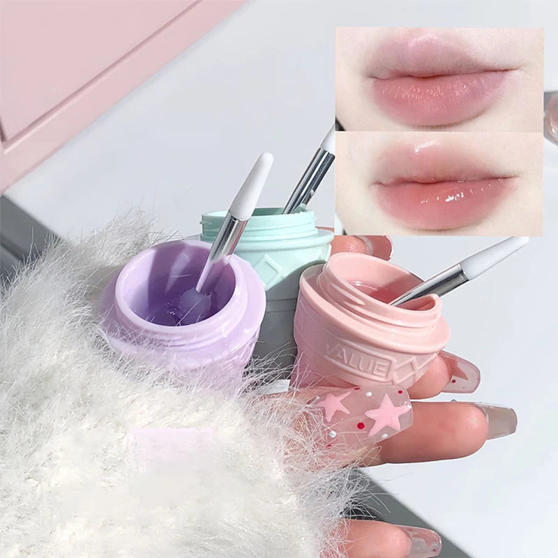 Moisturizing Lip Gloss Set - Hydrating Nourishing Lip Tint for Dry Lips, 3 Pieces