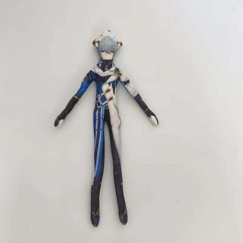 Anime Cosplay Stuffed Doll with Wire Skeleton - Honkai Star Rail Toy, 28cm Tall, Multiple Colors