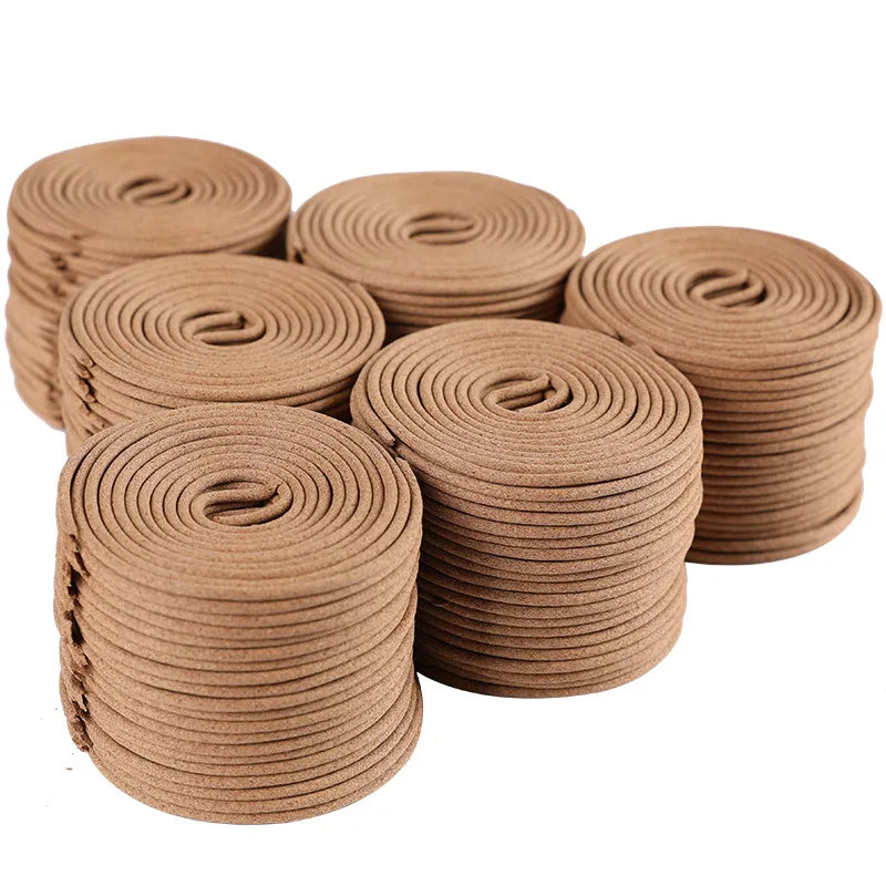 Natural Coil Incense Plates Set - Aromatherapy Yoga Fragrance for Indoor Use