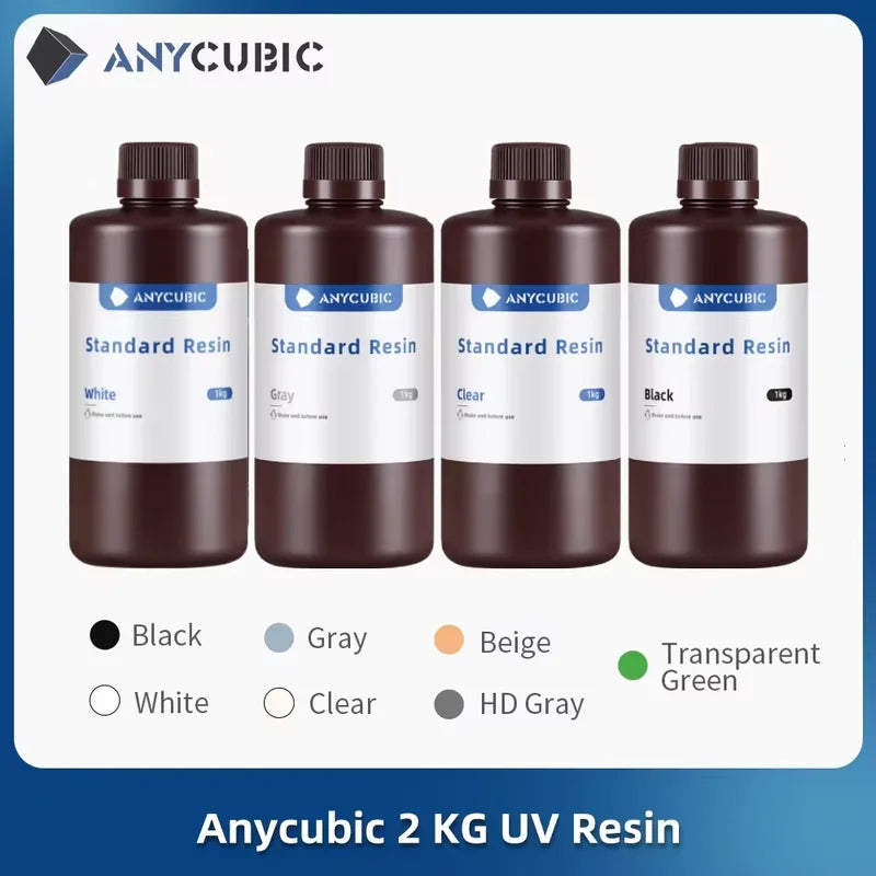 UV Resin for 3D Printing - High Precision, Vivid Colors, Fast Curing