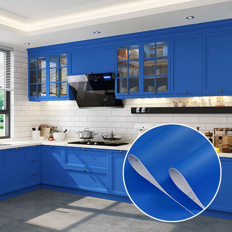 Self-Adhesive PVC Wallpaper for Furniture & Wall Renovation Waterproof Peel & Stick Vinyl