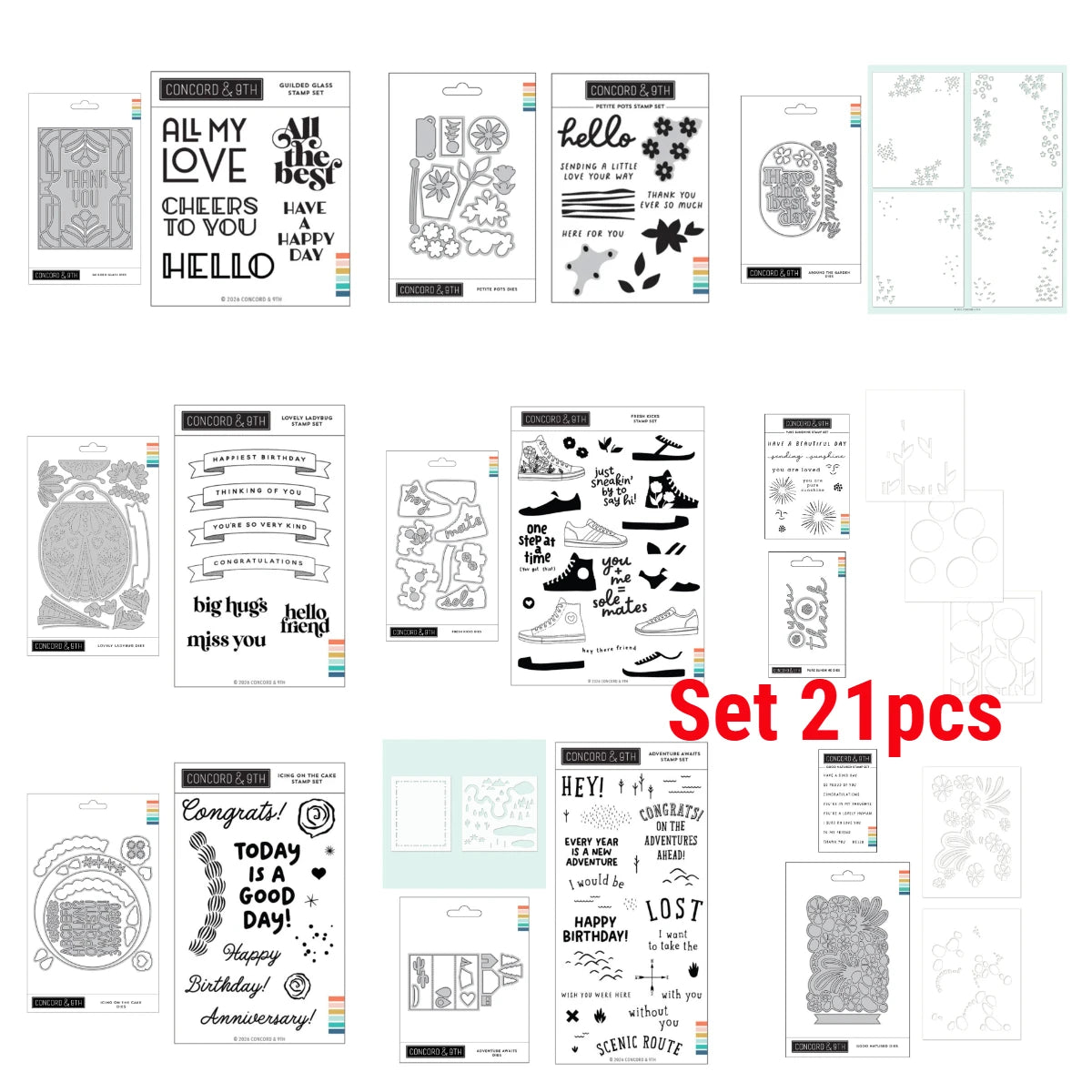 Halloween Spook Alley Metal Cutting Dies for Scrapbooking & Card Making