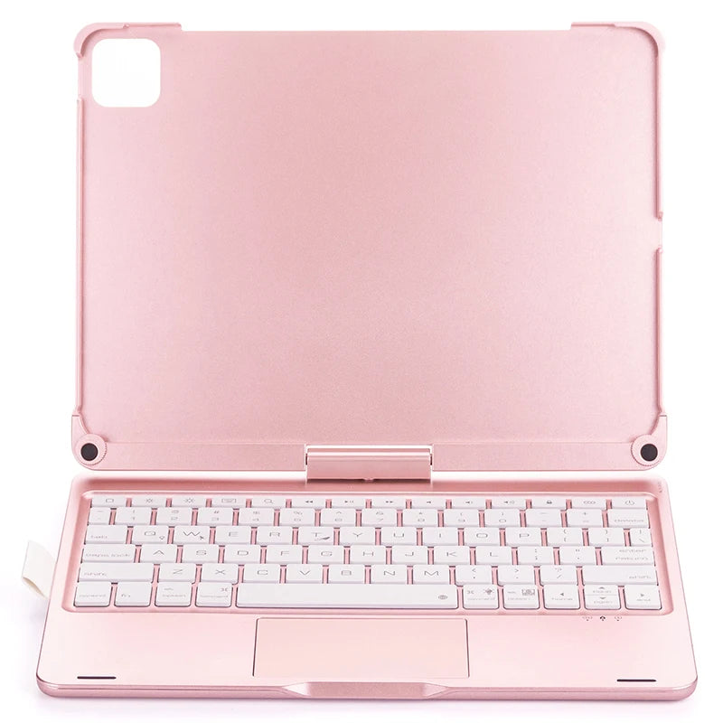 Bluetooth Keyboard Case for iPad Air 11 Inch - Magnetic Trackpad & Backlit