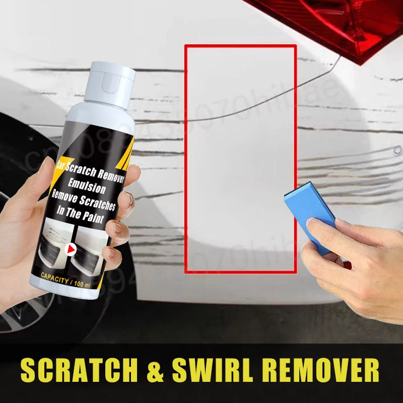Car Scratch Remover & Paint Care Kit - Auto Swirl & Scratch Repair Polishing