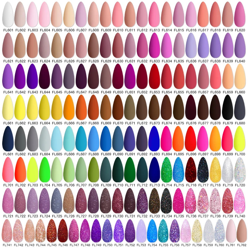 10ml Semi-Permanent Nail Gel Polish Set - 162 Colors for Manicure & Nail Art